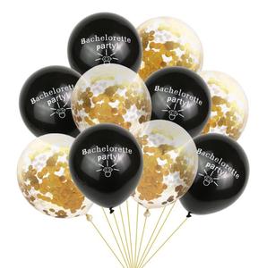 Ballons décoratifs pour fête d'enterrement de vie de jeune fille, ensemble d'éléments Just Married, ballons décoratifs pour enterrement de vie de jeune fille, 10 pièces - Product Image 3