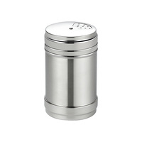 Pot à Épices en Acier Inoxydable, Bouteille de Sels Monosodiques, Salière, Outils de Barbecue pour Maison et Extérieur