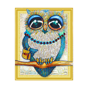 5d BRICOLAGE Motifs Mignon Hibou <span class=keywords><strong>Diamant</strong></span> Broderie Strass Kits de Peinture pour Adultes Enfants - Product Image 2