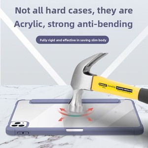 Chống Mùa Thu Silicone Bảo Vệ Trường Hợp Đối Với iPad Không Khí 7 70% Máy Tính Bảng Bìa Bút Khe Cắm Rắn Bảo Vệ Bút Chì Chủ iPad Pro 11 PU - Product Image 4