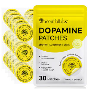 AcentiallabsプライベートラベルOEMビーガン防水生分解性滞在焦点リラクゼーションDopaminパッチデイリーケア用 - Product Image 1