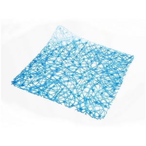 Tapis de douche antidérapant bleu Lux 52x52cm, équipement de sécurité pour la salle de bain - Product Image 1