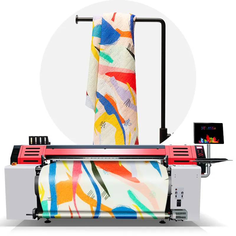 MT Meitu จีนพิมพ์โดยตรงบนเข็มขัดผ้าผ้าไหมเครื่องพิมพ์ผ้าฝ้ายสิ่งทอดิจิตอล