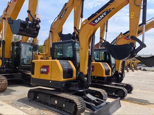 Nouvelle mini-excavatrice compacte Sany SY55U de 6 tonnes, nouvelle conception, machine sur chenilles - Product Image 2