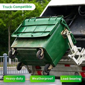 Contenedor de Basura de 660 Litros de Material HDPE de Marca de Fábrica con 4 Ruedas para Basura/Residuos/Contenedores con Ruedas - Product Image 3