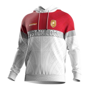 Sweat-shirts d'équipe personnalisés avec logo par sublimation, vêtements de sport pour la musculation, maillots unis bon marché, uniformes pour hommes, pulls de rugby - Product Image 1