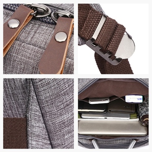 Zaino per Laptop Impermeabile in Oxford con Logo Personalizzato, Unisex, per Scuola, Lavoro, Viaggi, Studenti, con Cerniera, 14 Pollici, 20L, Borsa per Computer - Product Image 2