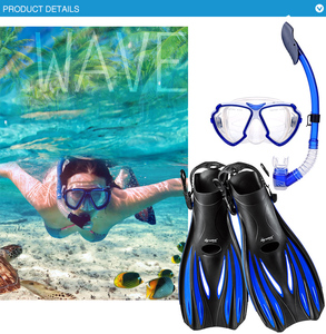 Vente en vrac adulte sports nautiques <span class=keywords><strong>masque</strong></span> de <span class=keywords><strong>plongée</strong></span> <span class=keywords><strong>tuba</strong></span> ensemble de palmes - Product Image 2