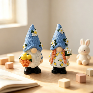 Figurine de gnome citron en résine, <span class=keywords><strong>sans</strong></span> <span class=keywords><strong>visage</strong></span>, pour décoration de table, cadeau mignon saisonnier, vente en gros d'usine - Product Image 2