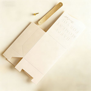 Caja de Regalo de Papel Exquisita Spot Supply, Bolsa de Regalo Premium <span class=keywords><strong>para</strong></span> Dulces de <span class=keywords><strong>Boda</strong></span> con Asa, Caja de Dulces y Bocadillos de Lujo Creativa y Única <span class=keywords><strong>para</strong></span> <span class=keywords><strong>Invitados</strong></span> - Product Image 3