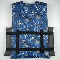 Gilet de sauvetage en tissu Oxford pour adultes, pour le surf, la natation, la pêche, la navigation, la sécurité en cas d'inondation, gilet de flottabilité PFD pour les sports nautiques
