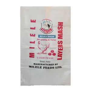 Bopp-bolsas de plástico laminadas para alimentación animal, 25kg, venta al por mayor