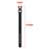 Compatible avec les bracelets intelligents Google Fit et Fitbit Air, bracelet en silicone au toucher doux avec boucle à ardillon, style sportif