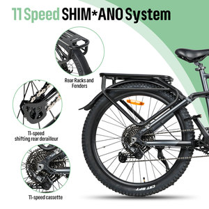 Stock UE Varstrom Cola Bear 2.0 Mountain Bike Elettrica Full Suspension con Motore Centrale Bafang 48V 750W e Batteria da 20AH - Product Image 6