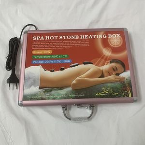 Pink Box Elektrischer Steinheizer mit 20 Heißen <span class=keywords><strong>Massage</strong></span>-Steinen Heizgerät Spa Basalt Set Kit - Product Image 5