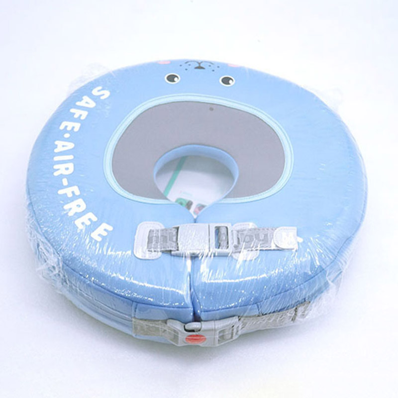Flotador De Natación Para Bebé De 6 A 36 Meses | Anillo Inflable Con Asiento | Diseño De Rana Azul | Diámetro 52 Cm
