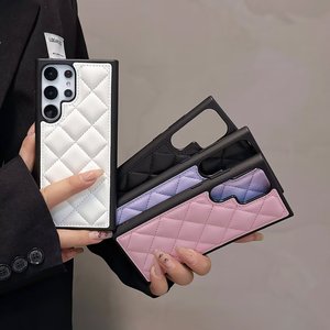 Funda de teléfono de lujo de cuero PU de moda para Samsung Galaxy s24Ultra <span class=keywords><strong>s23</strong></span> + funda de teléfono s21plus DISEÑADORES fundas CC - Product Image 2