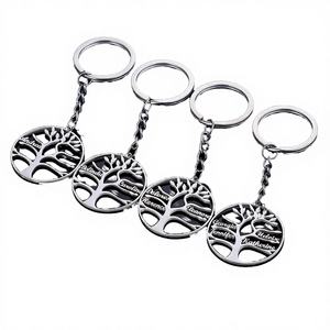 JOUELEI LK-0498 Llavero de Acero Inoxidable con Nombre Personalizado y Árbol de la Vida, Foto Digital, Ligero, para Manualidades y Joyería - Product Image 2
