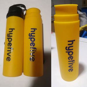 Bouteilles d'eau sportives les plus vendues 1L sans BPA, bouteille d'eau de fitness en Tritan avec couvercle à paille, pliable 500ml - Product Image 3