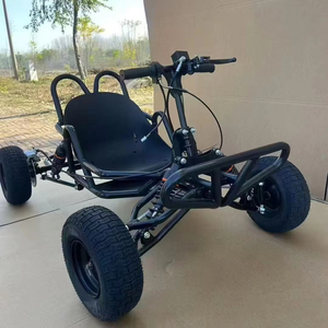 Tùy chỉnh 90CC 2 thì Xăng chuỗi ổ đĩa off-road <span class=keywords><strong>Buggy</strong></span> đi Kart 45 km/h trôi người lớn/trẻ em 4/6/8 inch lốp xe thép carbon cao - Product Image 2