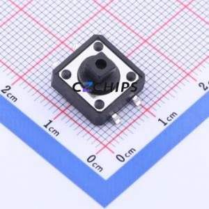 K2-1103SA-A4SW-04 Tactile Switch SMD Switch ( Operating Force: 2.5N )( Mounting Type: Vertical Mount )( Switch Length: 12mm ) - Product Image 1