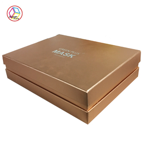 Commercio all'ingrosso di lusso dorato personalizzato scatola di imballaggio per la cura della pelle ondulata magnetica da 2mm di spessore opaca laminazione per il viso cosmetici spedizione con sconto - Product Image 2