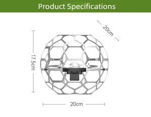 Dron <span class=keywords><strong>de</strong></span> Carreras con Balón <span class=keywords><strong>de</strong></span> Fútbol 956, Motor sin Escobillas, Mini Aeronave RC, Juguete Divertido, el Mejor Regalo <span class=keywords><strong>de</strong></span> Navidad para <span class=keywords><strong>Principiantes</strong></span> - Product Image 5