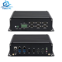 Mini PC industriel HLY Intel Core i5-12450HX 6 ports RS485 COM, double LAN 2.5G, 4 ports GPIO 14, 9-36V DC, DDR5, ordinateur industriel pour CNC
