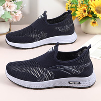 Chaussures d'été respirantes en maille, légères et à semelle souple, antidérapantes, pour la marche décontractée, idéales pour les personnes d'âge moyen et les seniors – Nouveauté et best-seller