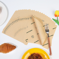 Papier sulfurisé recyclable personnalisé pour la cuisson et l'emballage des snacks, pizzas, pains, hamburgers, frites