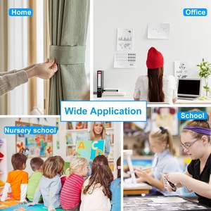 Benutzer definierte Größe Selbst klebende doppelseitige Nylon-Polyester-Klett punkte Hitze beständige Funktion - Product Image 6