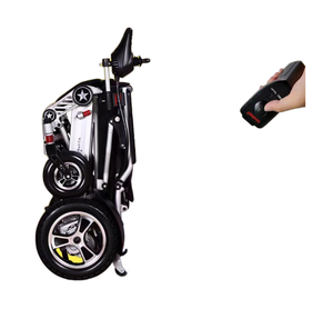 Ghế Bánh Xe Điện Di Động Xếp Hạng Hàng Đầu Xe Lăn Gấp Tự Động Điều Khiển Từ Xa Bằng Điện - Product Image 1