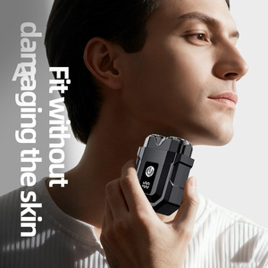 Nueva afeitadora para hombre, ABS, pantalla eléctrica, cabezal magnético, mini afeitadora eléctrica portátil para uso doméstico. - Product Image 1