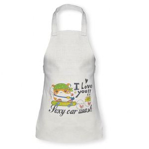Tablier personnalisable DIY pour adulte et enfant, tablier vierge pour sublimation, tablier en lin pour restaurant, cuisine, artisanat - Product Image 2