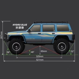 Coche de Control Remoto Nissan Patrol a Escala 1/10, Todoterreno 4x4, con Acabado Escovado, para Aficionados - Product Image 5