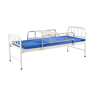 Cama de Hospital Manual Lechi Medical, Cama de Enfermería Plana con Mesa para Uso Doméstico y Clínico - Product Image 1