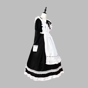 Nuovo stile Cosplay Costume per adulti governante cameriera abito Cosplay gonna lunga manica lunga donna Cosplay Costume Plus Size 5XL - Product Image 3