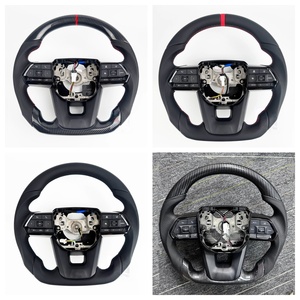 Volante Deportivo de Fibra de Carbono 3D de Cuero, <span class=keywords><strong>Precio</strong></span> Bajo Directo de Fábrica, para <span class=keywords><strong>Toyota</strong></span> Hilux 08 - Product Image 1