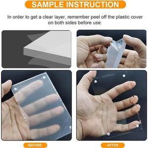 Vitrine acrylique 4 emplacements pour cartes gradées, portable, taille personnalisée pour boosters Pokémon et cartes de sport, fixation murale ou autoportante - Product Image 6
