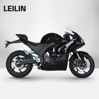 Moto électrique V4S 72V 4000W à grande vitesse pour l'exportation transfrontalière, cyclomoteur deux-roues pour adulte, modèle Big Devil, vitesse maximale 115 km/h, charge utile 300 kg