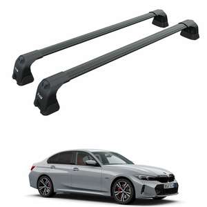 Barres transversales de toit BMW 3 G20 en aluminium, support de bagages, porte-charge, ajustement personnalisé, vente en gros - Product Image 1