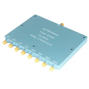 0.5-6 GHz S MA Splitter 8 yollu RF birleştirici güç Splitter güç distribütörü S MA güç bölücü