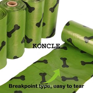 Bolsas Biodegradables para Desechos de Perros, Impresas con Logotipo Personalizado, Ecológicas, Hechas de Maicena+PLA+PBAT, Bolsas para Excremento de Perro, Gran Venta - Product Image 3