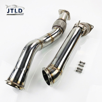 Premium SUS304 Edelstahl Spiegelpoliertes Auspuff-Downpipe Racing-Krümmer für BMW F97 X3M F98 X4M S58 3.0T 2019-2026