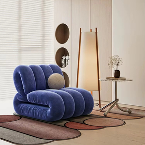 Fauteuil moderne en tissu de designer <span class=keywords><strong>scandinave</strong></span> canapé de salon paresseux pour salon chambre à coucher <span class=keywords><strong>ameublement</strong></span> - Product Image 1
