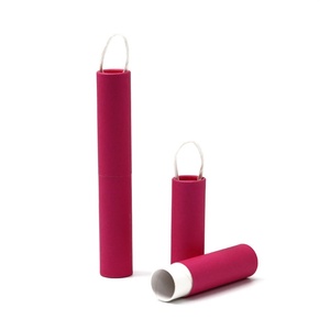 Tubo de Papel Kraft Reciclable y Elegante con Logotipo Personalizado, Tubo para Lápices, Portalápices, Cilindro de Almacenamiento de Papelería con Cuerda - Product Image 6