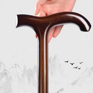 ไม้เท้าไม้ 90 ซม. น้ำหนักเบา ด้ามจับกันลื่น สำหรับผู้สูงอายุ - Product Image 4