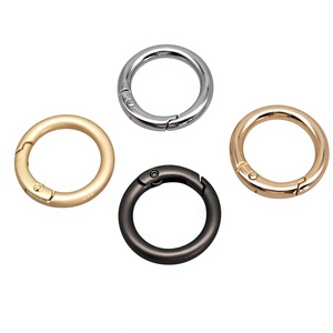 <span class=keywords><strong>Mousqueton</strong></span> rond à ressort en alliage de zinc couleur mate 20mm 25mm <span class=keywords><strong>30mm</strong></span> - Product Image 1
