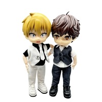 Vêtements pour poupée OB11, gilet YMY, vêtements pour bébé, a Si 2.0, Dian Xiao Nao, poupée BJD 12 points, costume GSC à rayures fines, échelle 1/12