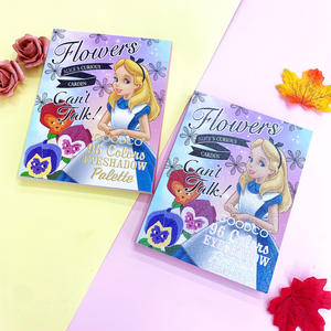 Оптовая продажа, 96 цветов, водостойкие тени для век, индивидуальные палитры теней для век, квадратные формы, двухслойная палитра теней для век - Product Image 5